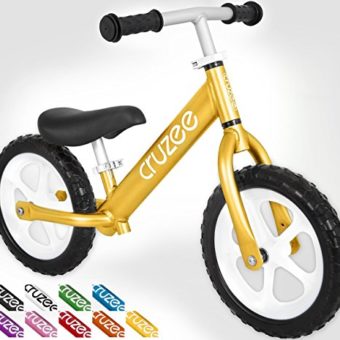 Cruzee-UltraLite-42-lbs-Balance-Bike-12-For-Ages-18-Months-to-5-Years-Gold-0
