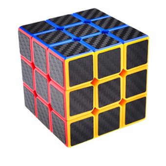 Puzzle-Cube-Haip-3x3x3-Carbon-Fiber-Sticker-Speed-Smooth-Magic-Cube-Puzzle-Cube-Black-0-0