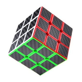 Puzzle-Cube-Haip-3x3x3-Carbon-Fiber-Sticker-Speed-Smooth-Magic-Cube-Puzzle-Cube-Black-0
