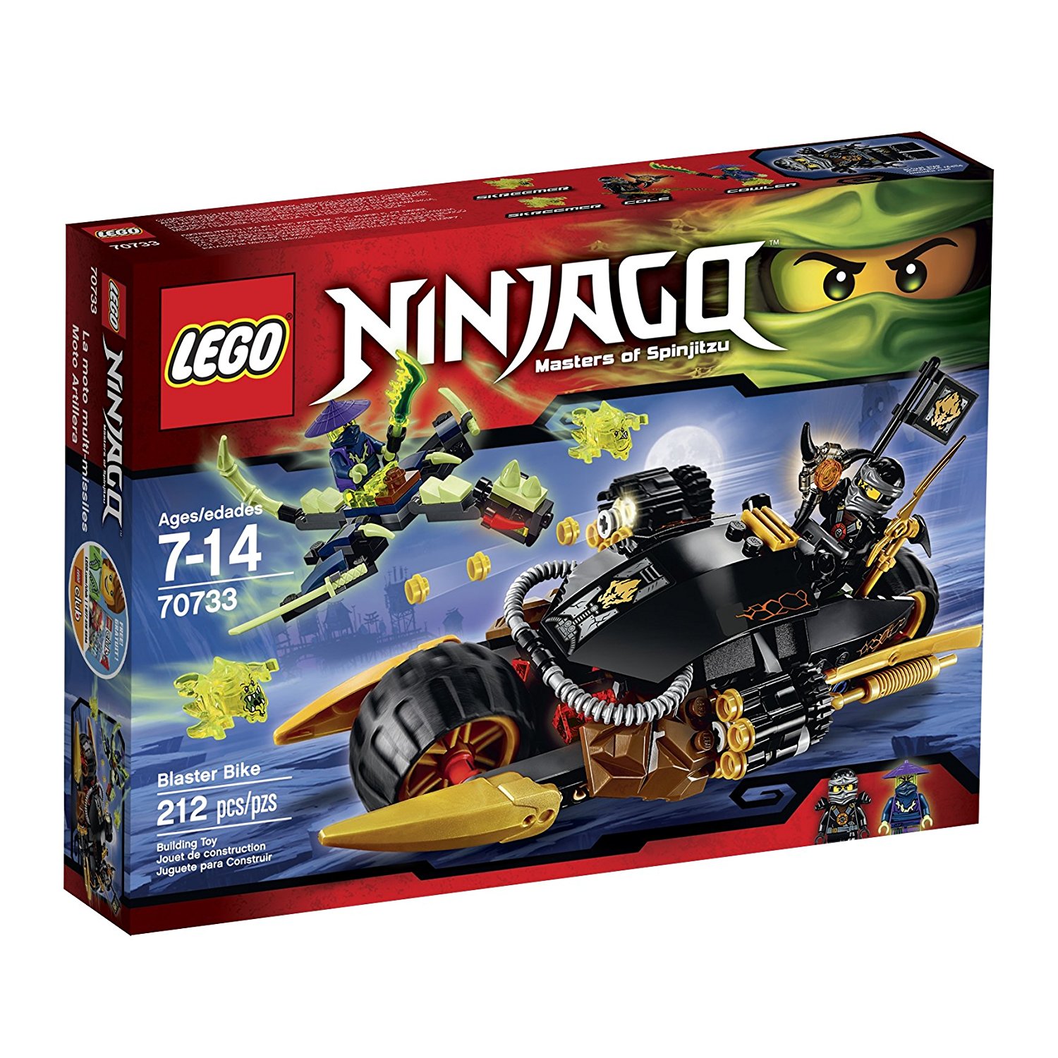 LEGO Ninjago 70733 Blaster Biker Building Kit