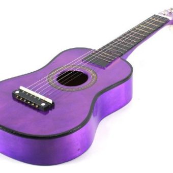 23-Inch-Purple-Acoustic-Toy-Guitar-for-Kids-DirectlyCheapTM-Translucent-Blue-Medium-Guitar-Pick-0