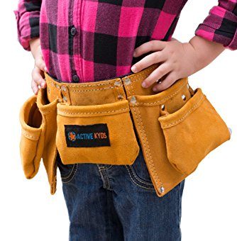 Active-Kyds-Premium-Kids-Leather-Tool-Belt-Tool-Pouch-with-Steel-Hammer-Loops-for-Construction-Play-Kids-Costumes-Costumes-for-Kids-or-Kids-Dress-Up-0-4
