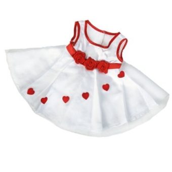 Adorable-Hearts-Dress-Outfit-Fits-Most-14-18-Build-a-bear-Vermont-Teddy-Bears-and-Make-Your-Own-Stuffed-Animals-0
