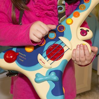 B-Woofer-Guitar-Teaches-Musical-Discovery-Rhythm-and-Creativity-Includes-3-Play-Modes-8-Musical-Buttons-and-Twenty-Sing-Along-Favorites-0-0