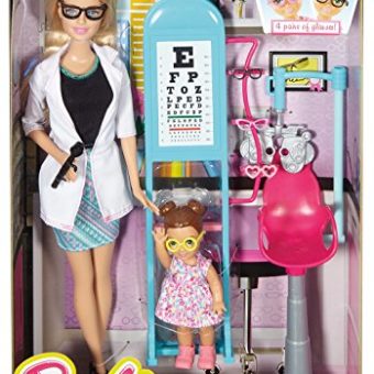 barbie eye doctor playset