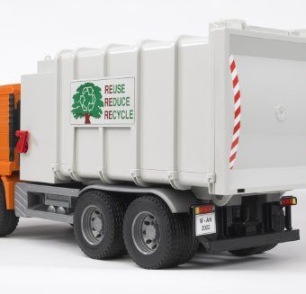 Bruder-Toys-Man-Side-Loading-Garbage-Truck-Orange-0-2