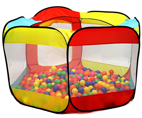 Click N' Play Pack of 200 Phthalate Free BPA Free Crush Proof Plastic Ball Pit 