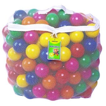 Click-N-Play-Value-Pack-of-400-Phthalate-Free-BPA-Free-Crush-Proof-Plastic-Ball-Pit-Balls-6-Bright-Colors-in-Reusable-and-Durable-Storage-Mesh-Bag-with-Zipper-0