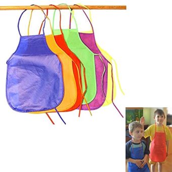 Dazzling-Toys-Kids-Artist-Aprons-12-Childrens-Assorted-Colored-Kitchen-Apron-0