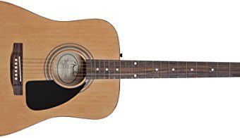 Fender-FA-100-Dreadnought-Acoustic-Guitar-with-Gig-Bag-Natural-0