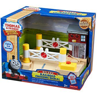 Fisher-Price-Thomas-the-Train-Wooden-Railway-Deluxe-Railroad-Crossing-Signal-0-1