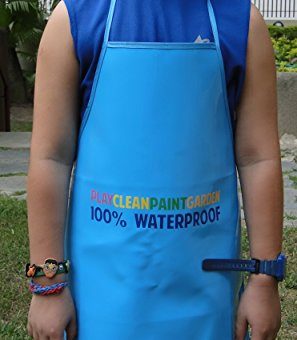 Heavy-Duty-Reusable-PVC-Waterproof-Apron-for-Children-Kids-Great-for-Cooking-Classroom-Playing-Community-Events-Art-Crafts-Painting-and-More-Easy-to-Clean-Ages-4-11-by-JarJar-0-4