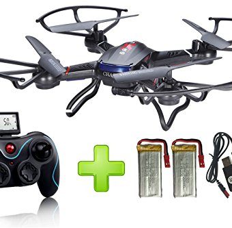 Holy-Stone-F181-RC-Quadcopter-Drone-with-HD-Camera-RTF-4-Channel-24GHz-6-Gyro-Headless-System-Black-0-0