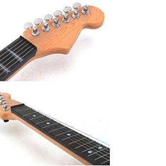 Hot-Rock-Electric-Battery-Operated-Toy-Guitar-Plays-4-Different-Rock-Rhythms-Integrated-Auto-Play-Demo-Mode-Working-Whammytremolo-Bar-Colors-May-Vary-0-3