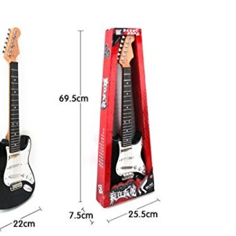 Hot-Rock-Electric-Battery-Operated-Toy-Guitar-Plays-4-Different-Rock-Rhythms-Integrated-Auto-Play-Demo-Mode-Working-Whammytremolo-Bar-Colors-May-Vary-0-4