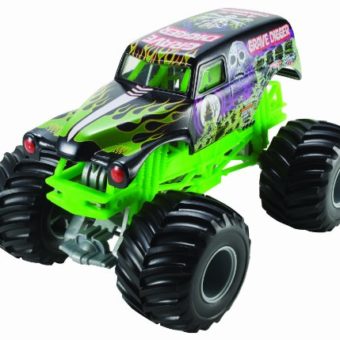 Hot-Wheels-Monster-Jam-Grave-Digger-Die-Cast-Vehicle-124-Scale-0