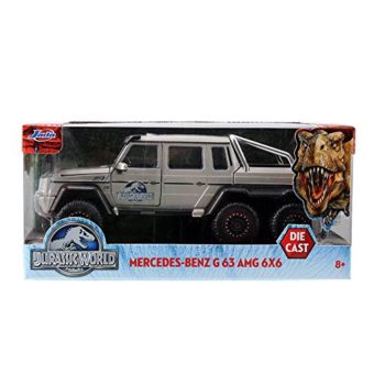 Jada-Toys-Jurassic-World-Mercedes-G-Wagon-6-x-6-AMG-Die-Cast-Vehicle-124-Scale-0-0