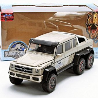 Jada-Toys-Jurassic-World-Mercedes-G-Wagon-6-x-6-AMG-Die-Cast-Vehicle-124-Scale-0-5