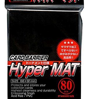 KMC-Hyper-Matte-Sleeves-Black-5-Sets-5-Packstotal-400-Sheets-Japan-Import-Made-in-Japan-0-0
