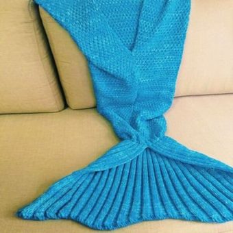 LAGHCAT-Mermaid-Tail-Blanket-Crochet-and-Mermaid-Blanket-for-adultSummer-Super-Soft-Sleeping-Bags71x355Blue-0-0