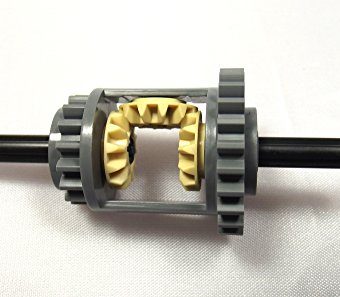 LEGO-Technic-differential-gears-Gear-24-16-in-the-new-gray-Complete-Set-0