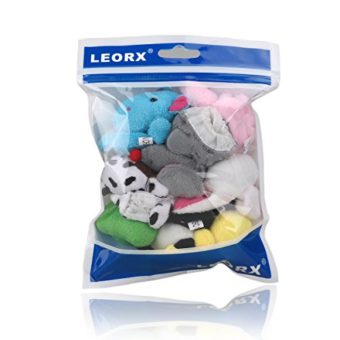 LEORX-10pcs-Different-Cartoon-Animal-Finger-Puppets-Soft-Velvet-Dolls-Props-Toys-0-3