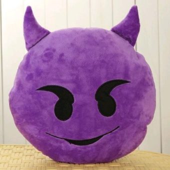 LILI123-32cm-Emoji-Smiley-Emoticon-Purple-Round-Cushion-Pillow-Stuffed-Plush-Soft-Toy-0