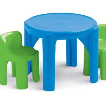 little tikes table and chairs blue