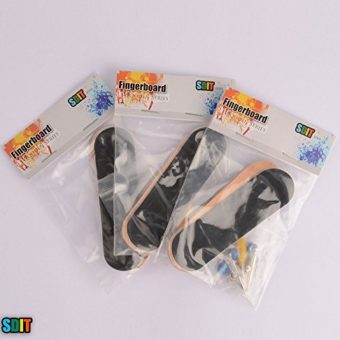 Maple-Complete-Wooden-Fingerboard-Metal-Nuts-Trucks-Basic-Bearing-Blue-Wheel-by-SDIT-TOYS-0-4