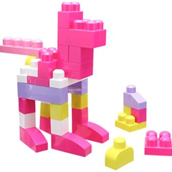 Mega-Bloks-DCH62-First-Builders-Big-Building-Bag-80-Piece-Pink-0-0