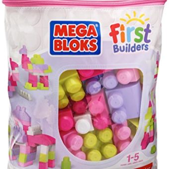 Mega-Bloks-DCH62-First-Builders-Big-Building-Bag-80-Piece-Pink-0