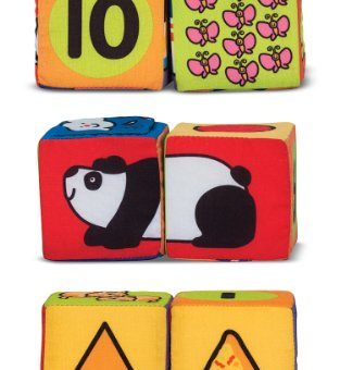 melissa & doug match & build soft blocks