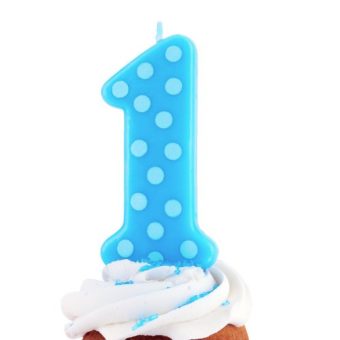 Oasis-Supply-1st-Birthday-Polka-Dot-Boy-Candles-3-14-Inch-0