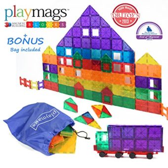 Playmags-156-Magnetic-Building-Blocks-150-Pieces-0-3