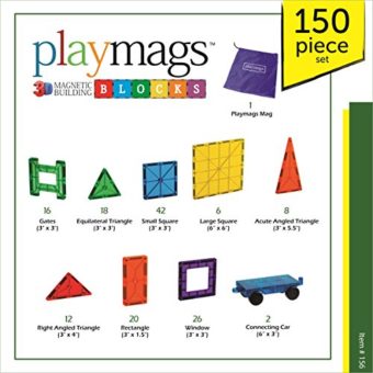 Playmags-156-Magnetic-Building-Blocks-150-Pieces-0-4
