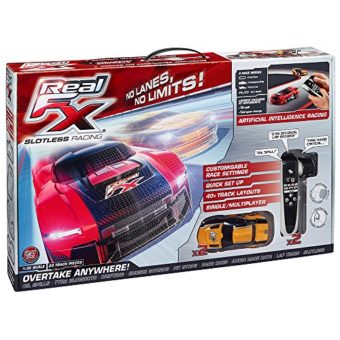 Real-FX-Racing-Slotless-Racetrack-System-including-two-RC-Cars-and-Handsets-with-Artificial-Intelligence-A-Next-Generation-Tech-Toy-Starter-Set-0-3