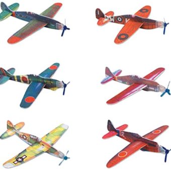 Rhode-Island-Novelty-8-Flying-Glider-Plane-Set-of-12-0