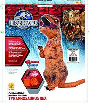 Rubies-Costume-Co-Jurassic-World-T-Rex-Inflatable-Costume-Standard-Childs-Size-0-0