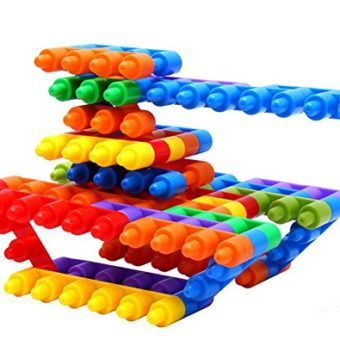 SHAWE-100-PC-Interlocking-Building-Set-Fine-Motor-Skills-Children-Imaginations-Run-Wild-Build-Unlimited-Shapes-Safe-Kids-Material-0-3