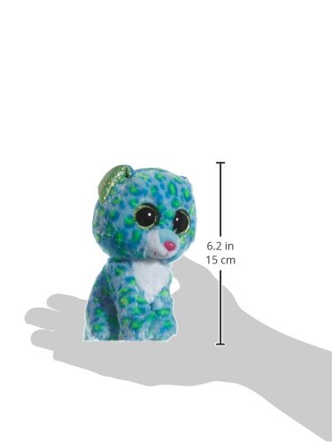 2 inch TY Beanie Boos Mini Boo LEONA the Blue Leopard Collectible Figure 