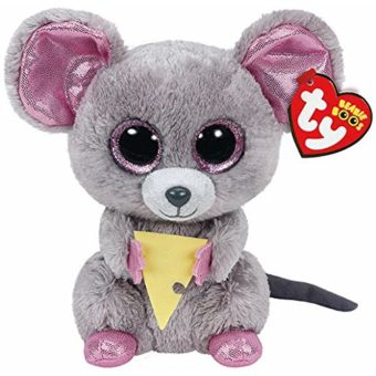 Ty-Beanie-Boos-Squeaker-The-Mouse-with-Cheese-Plush-0-0