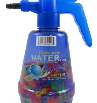 Water-Balloon-Pumping-Station-with-500-Water-Balloons-and-Water-Pump-for-Kids-Blue-Color-0