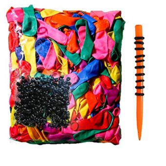 Water-Balloons-Refill-Kit-Refill-Your-used-Straws-In-a-Jiffy-500-Not-Once-But-5x-With-This-Party-Time-Balloon-Kit-5X-Fun-Straws-not-Included-0