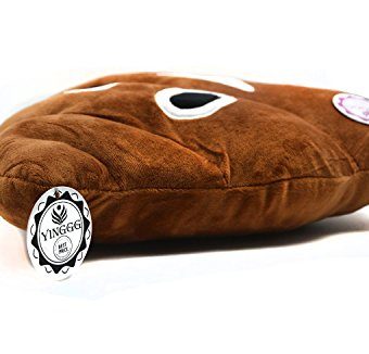 YINGGG-Poop-Emoji-Plush-Pillow-Round-Cushion-Toy-32-x-32-x-10-cm-0-0