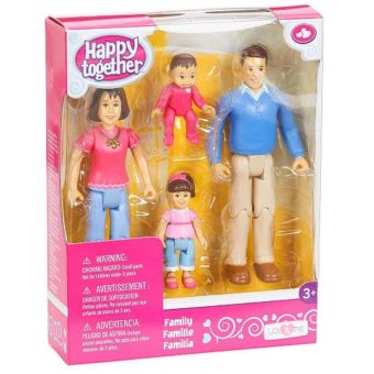 You-Me-Happy-Family-Family-Action-Figure-Set-Dad-Mom-Daughter-and-Baby-Brown-Hair-0-0