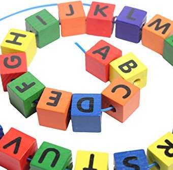 lacing alphabet beads