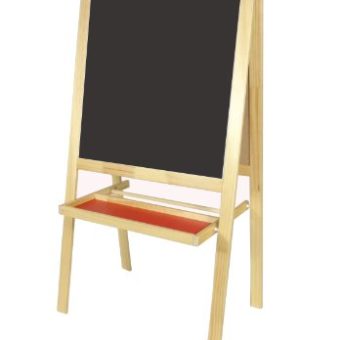 Large-Easel-Childrens-Chalk-Boardwhite-Board-Folding-Eraseboard-Blackboard-0-0