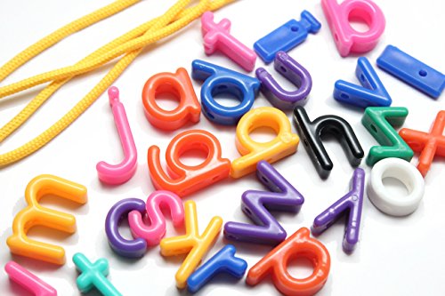 alphabet train lacing beads