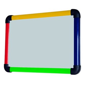 VIZ-PRO-Children-Drawing-BoardKids-Whiting-Whiteboard-Colourful-Plastic-Frame-0
