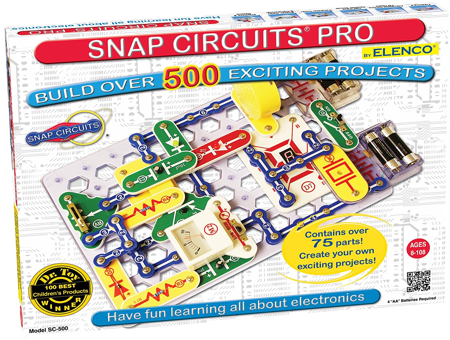 Snap Circuits PRO SC-500 Electronics Discovery Kit
